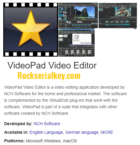 videopad video editor serial numbers